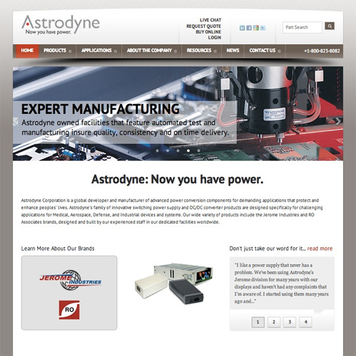 Astrodyne-Website