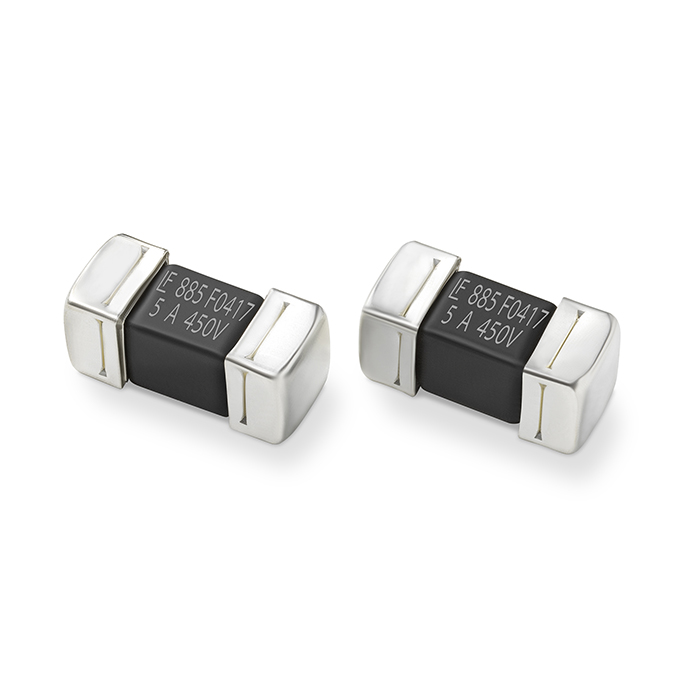 Littelfuse 500Vdc SMD fuse optimized for electric vehicle applications