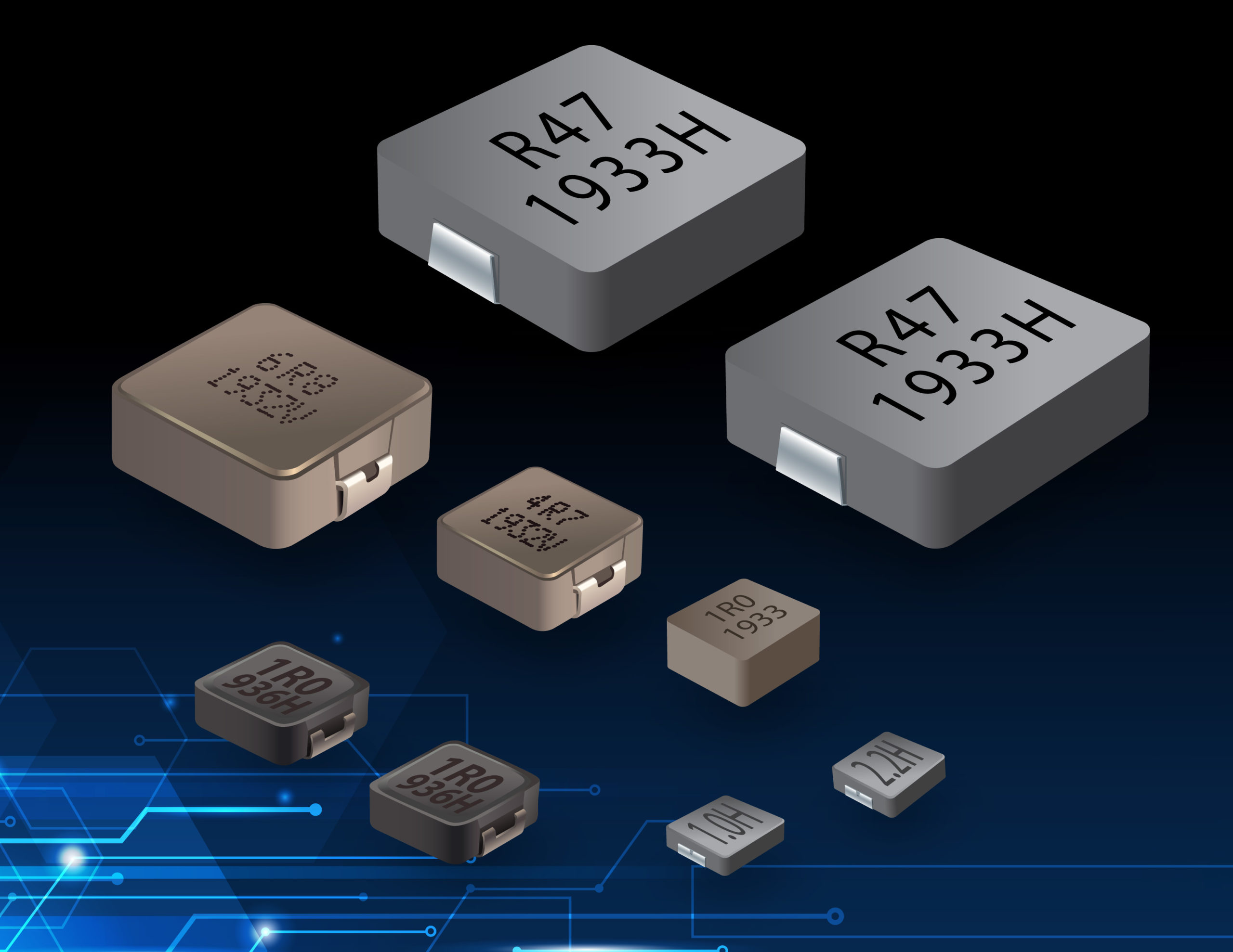 Power inductors target highcurrentdensity hightemp apps Electrical