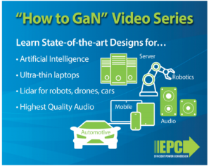 Podcasts cover dc-dc converter, lidar, audio design with GaN technology